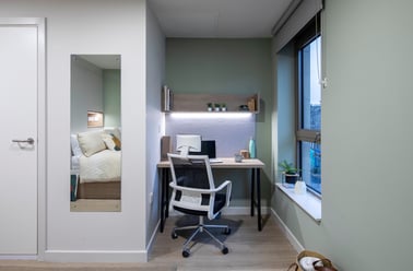 Deluxe Plus En Suite, Norton Student Living, 11 Montrose Terrace, Abbeyhill, Edinburgh - Image 2